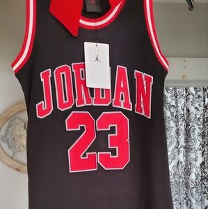 NBA #23 Michael Jordan, Bulls, Jersey Dress Size L girls